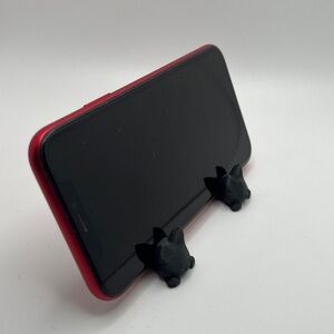 Tiny, cute Cat stand for Phone (Black)